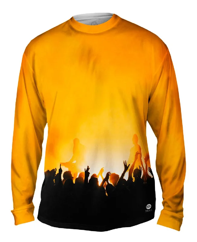 Chic Outfits Edm Music Makes The Crowd Orange