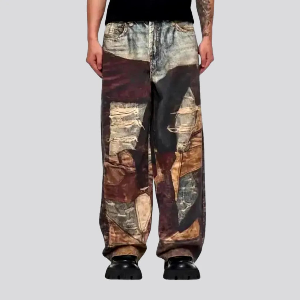 Functional Wear Mid rise multi-color men's jeans