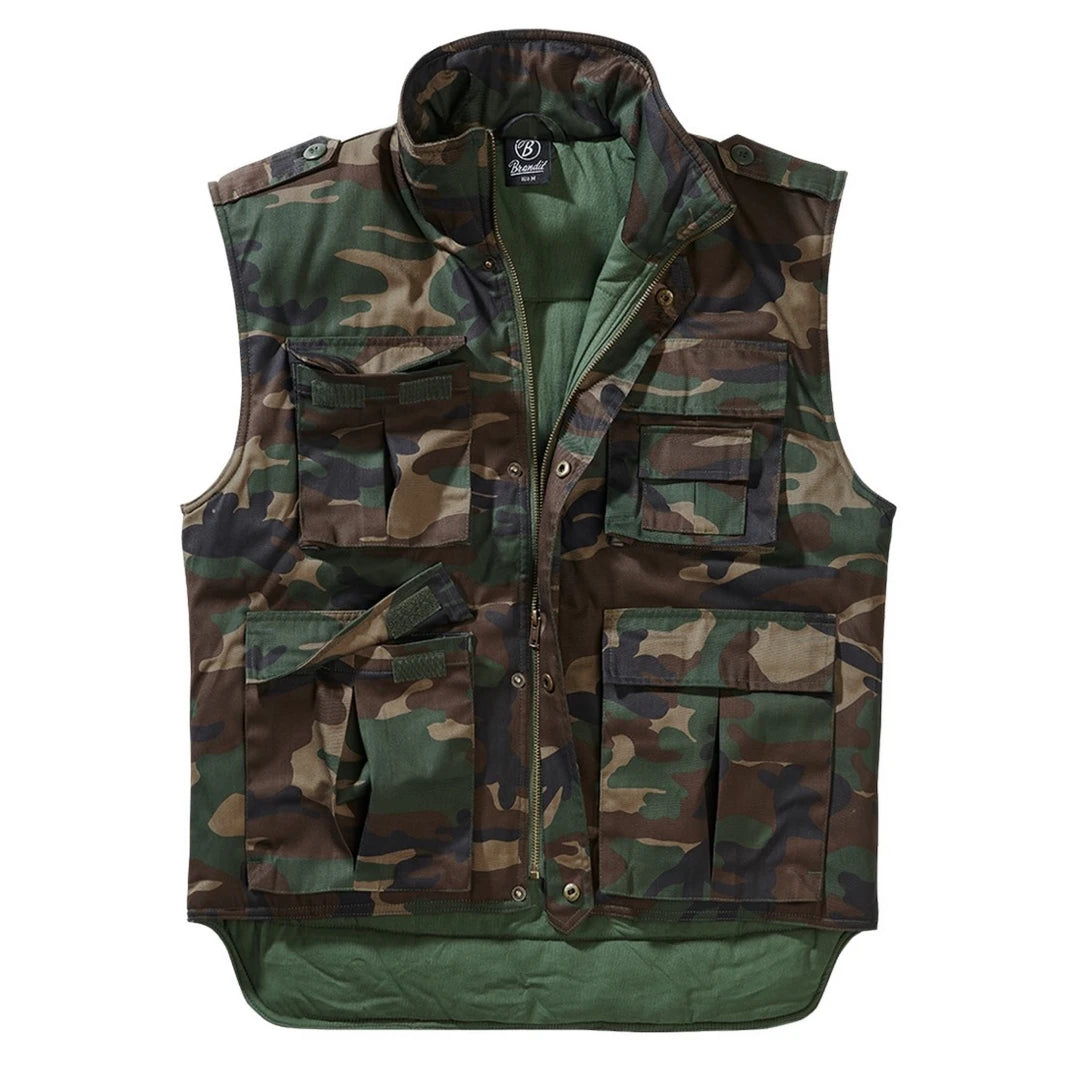 Casual Footwear Brandit Ranger Vest Waistcoat Tactical Military Combat Fishing