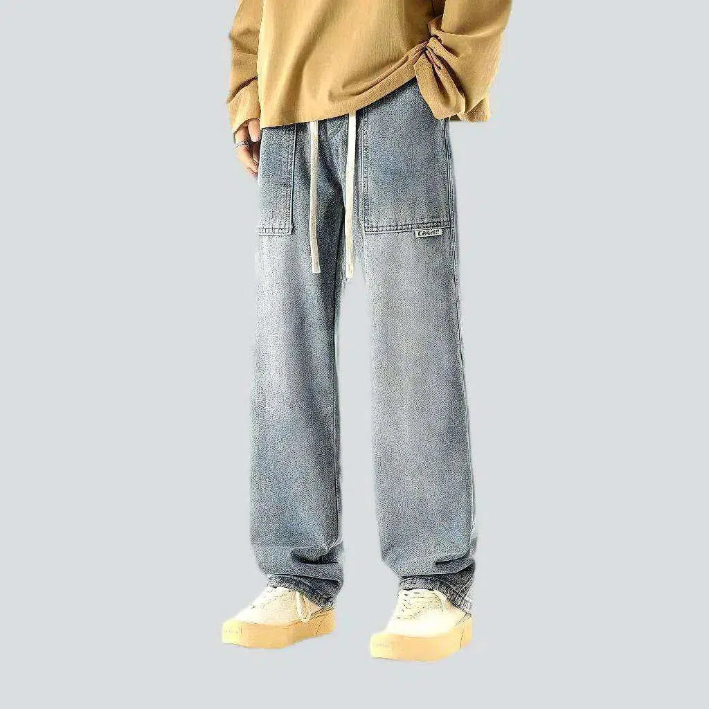 Travel Wardrobe Baggy vintage men's denim pants