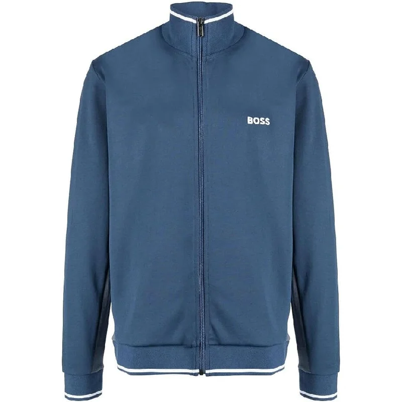 Chic Outfits Hugo Boss Men's Tracksuit Jacket, Spruce Blue