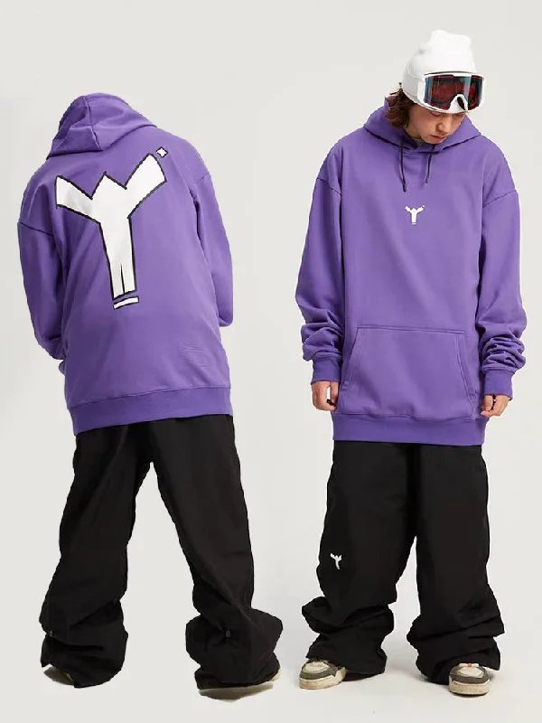 Trendy Tees Men's Freestyle Terrain Park Baggy Snow Hoodies