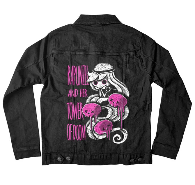 Casual Outerwear Rapunzel Denim Jacket