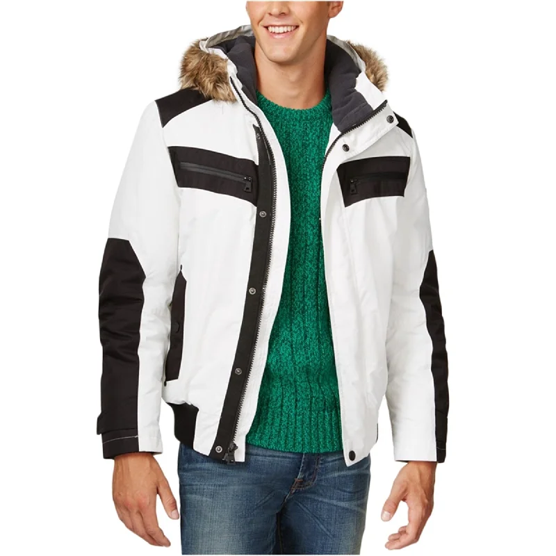 Casual Fits I-N-C Mens Iridescent Cire Parka Coat