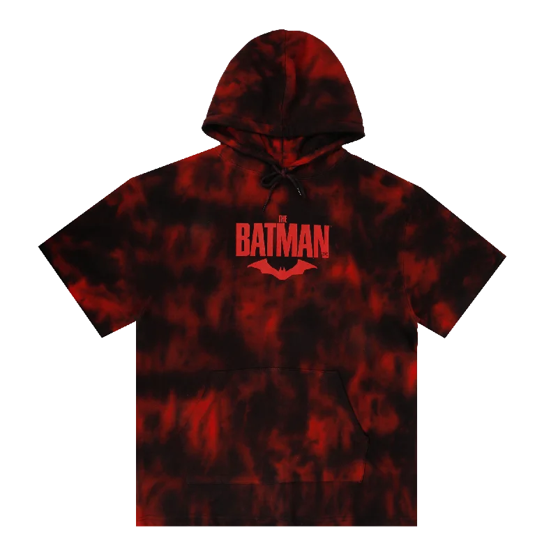Casual Fits The Batman Short Sleeve Tie-dye Hoodie