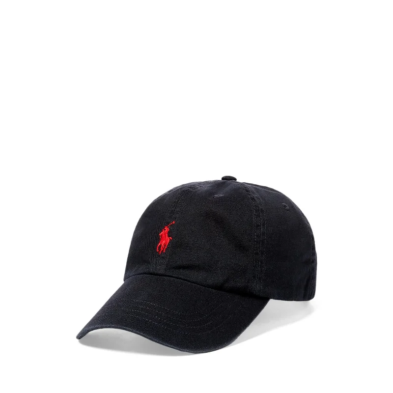 Cool Bottoms Polo Ralph Lauren - Chino Cap - Black with Red Pony
