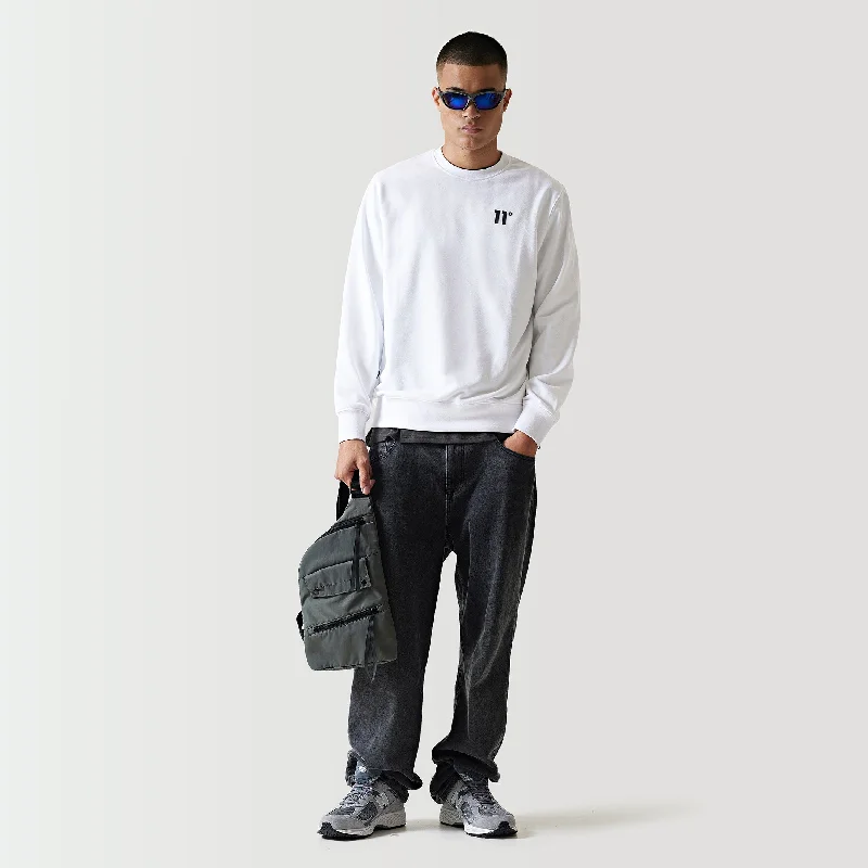 Casual Button-ups Core Sweatshirt - White