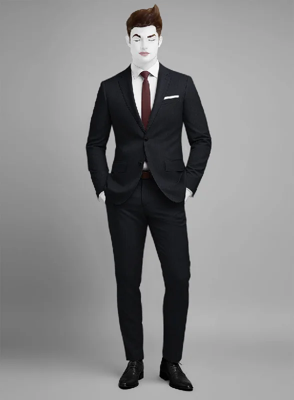 Warm Sweaters Napolean Midnight Wool Suit