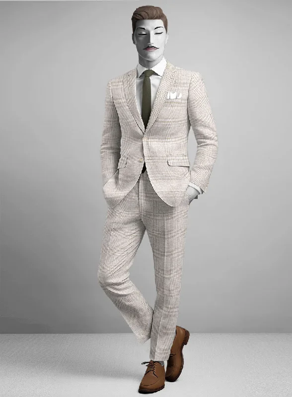 Trendy Shoes Italian Linen Umino Suit