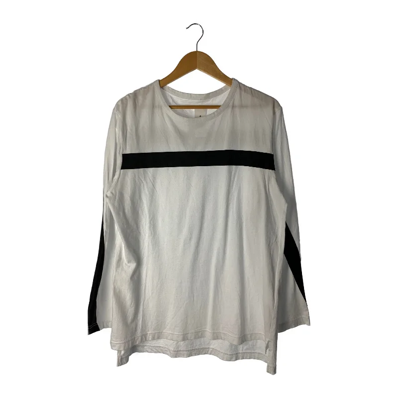 Elegant Outfits Ground Y/LS T-Shirt/3/WHT/Cotton/Plain