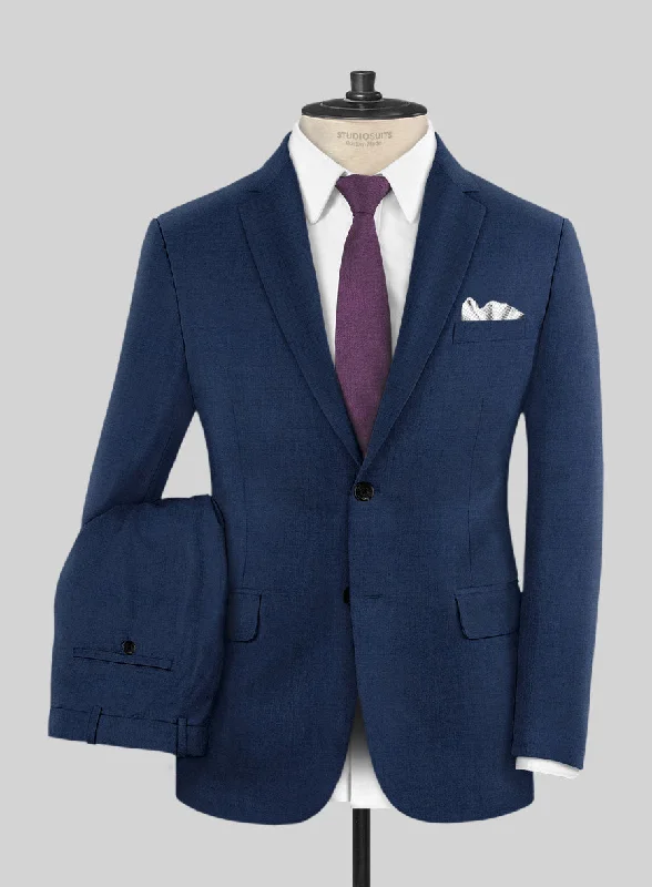 Cool Bottoms Reda Cobalt Blue Wool Suit