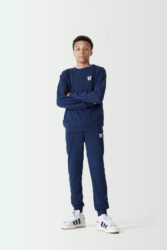 Sporty Designs Junior Core Sweatshirt - Navy