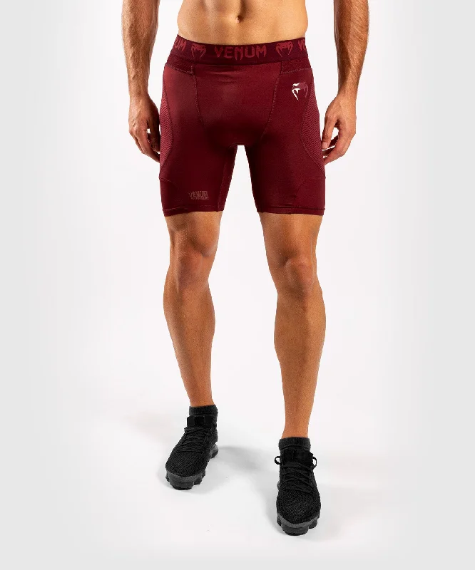 Cool Jackets Venum G-Fit Compression Shorts - Burgundy