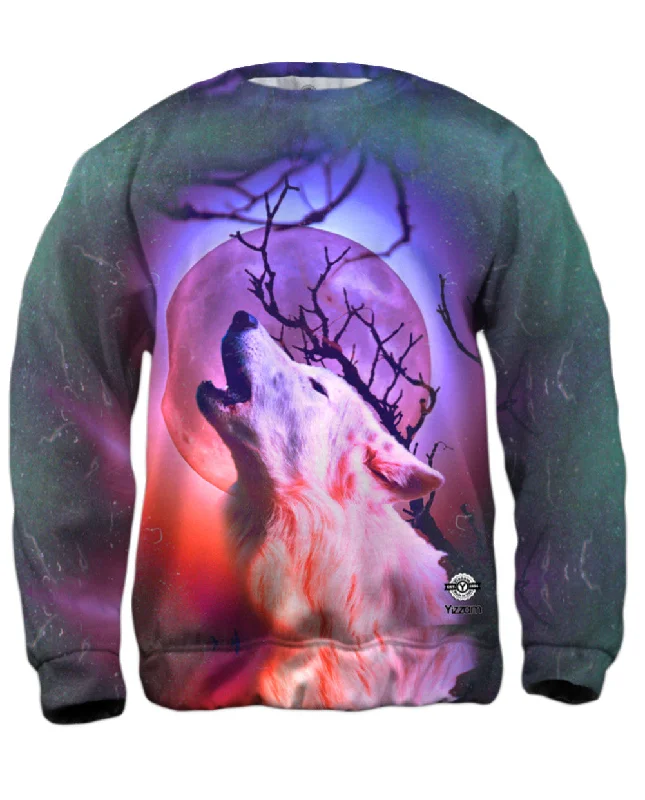 Warm Sweaters White Lone Wolf