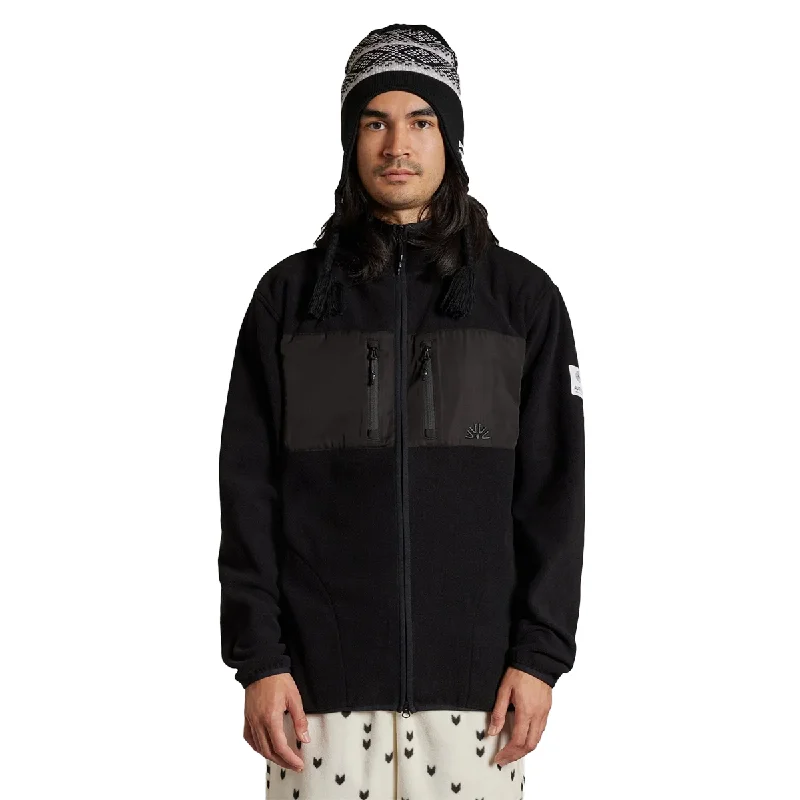 All-Weather Outfits Autumn Hooded Fleece - Black