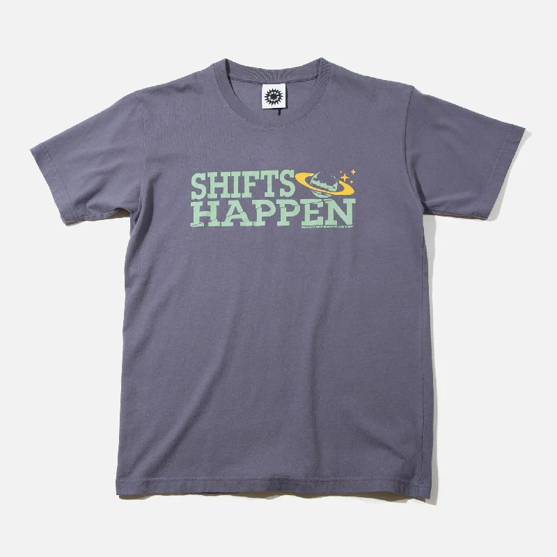 Fresh Outfit Shifts Happen T-shirt - Salty Blue