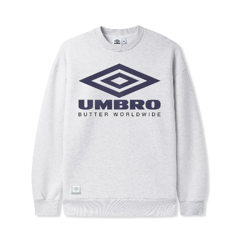 Chic Outfits Butter x Umbro Logo Crewneck Sweatshirt - Ash