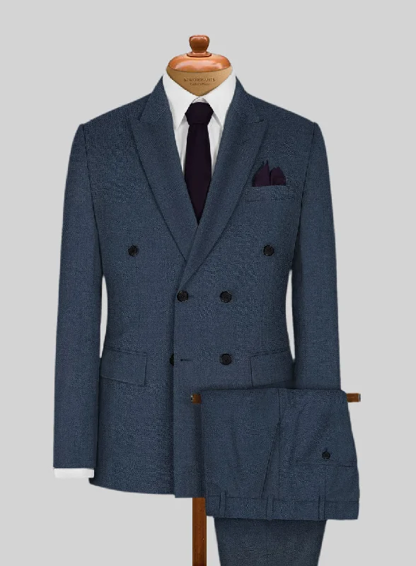 Trendy Sweaters Napolean Flat Blue Wool Suit