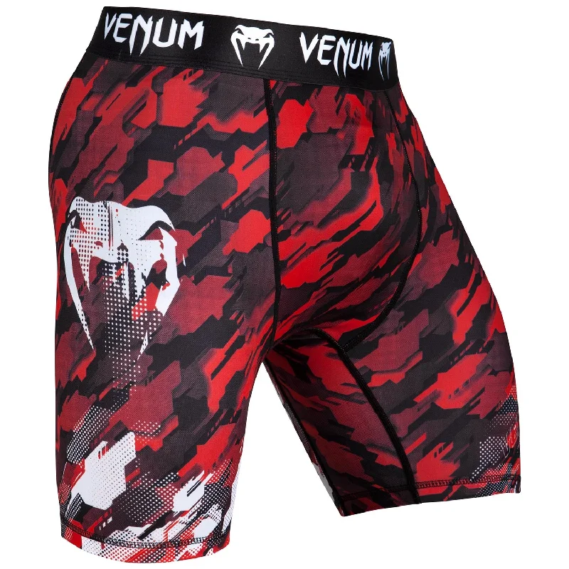 Fall Fashion Venum Tecmo Compression Shorts - Red