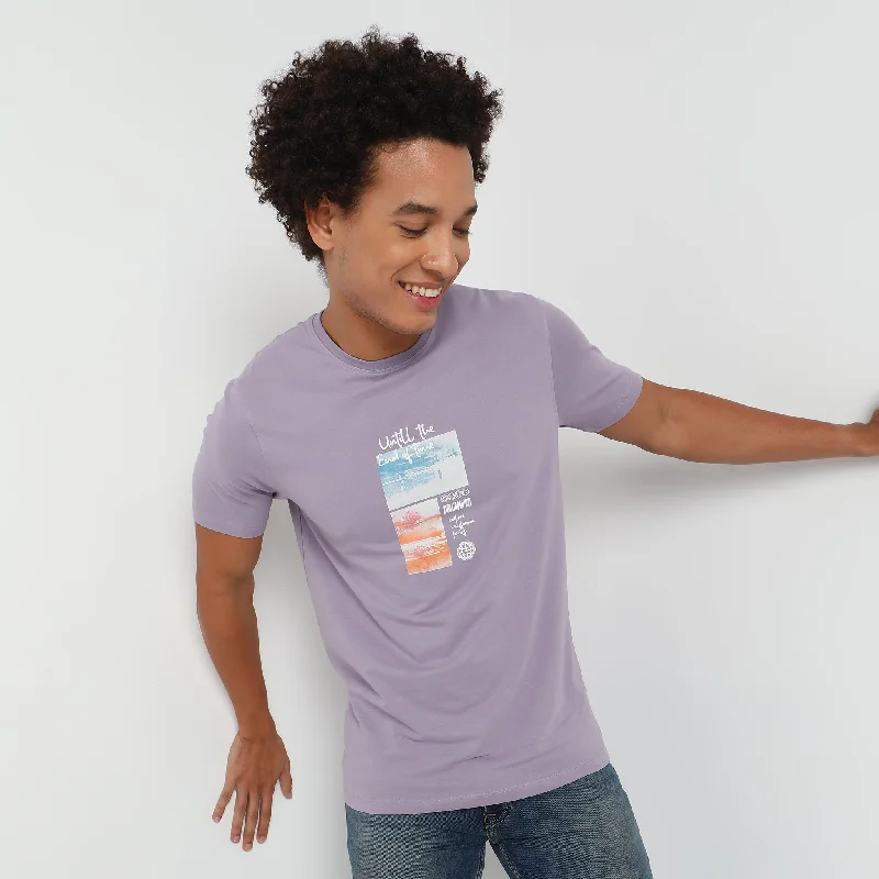 Trendy Pants Regular Fit Graphic T-Shirt