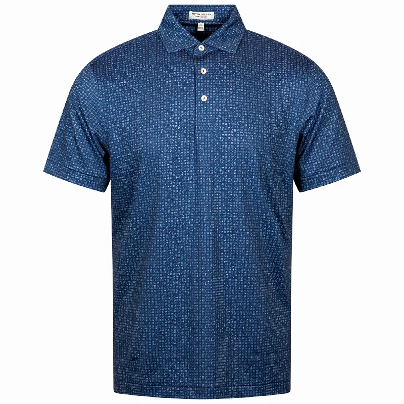 Business Casual Take A Chance Performance Jersey Polo Sport Navy - AW24