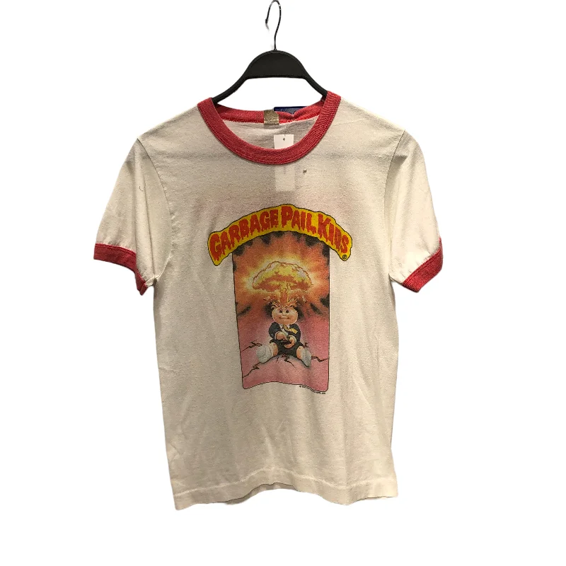 Formal Shirts Vintage/GARBAGE PAIL KIDS/T-Shirt/S/WHT/Cotton/Plain