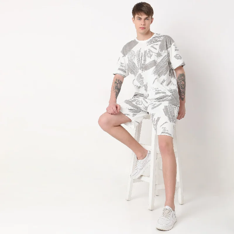 Basic Essentials Oversize Printed T-Shirt