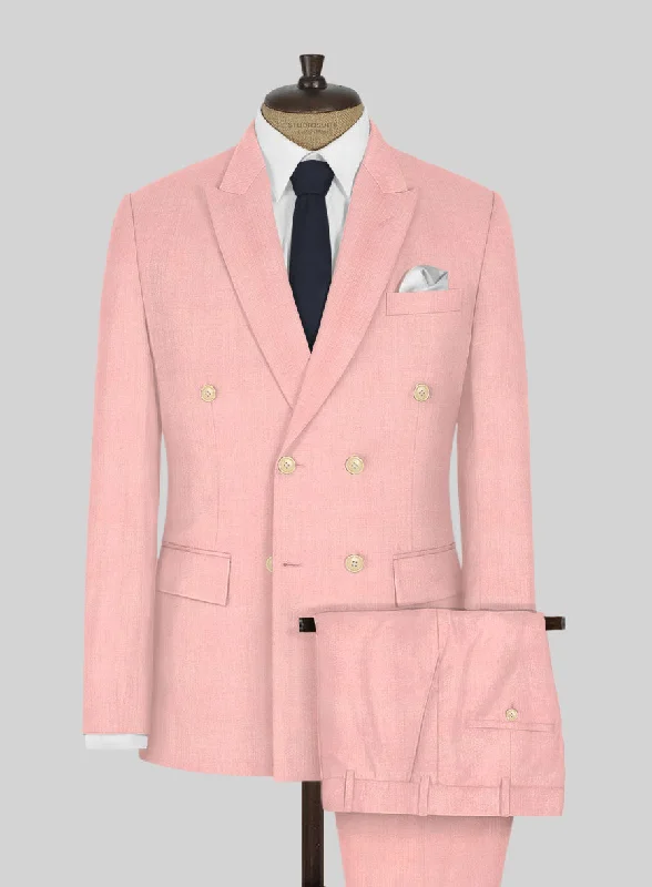 Trendy Tees Napolean Runway Pink Wool Suit