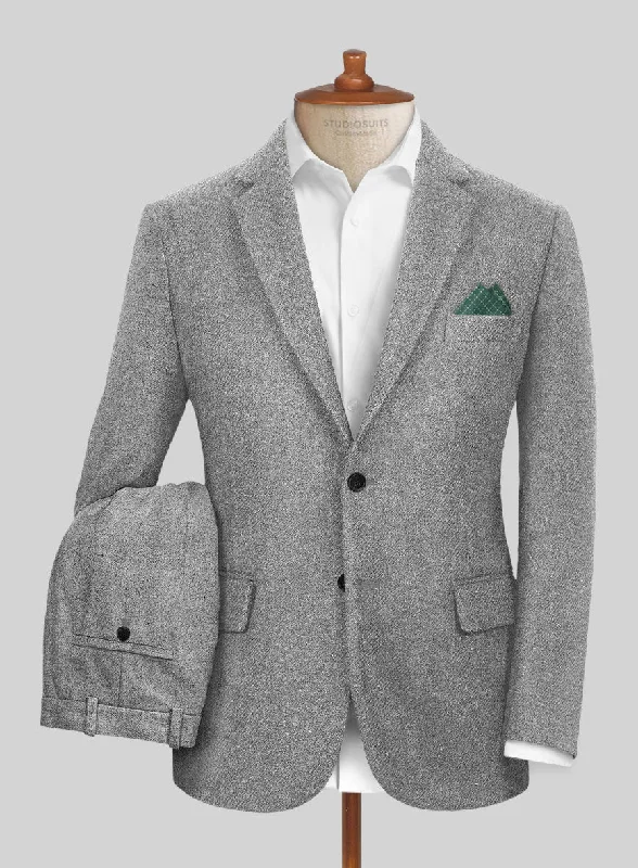 Comfort Clothes Highlander Steel Gray Tweed Suit