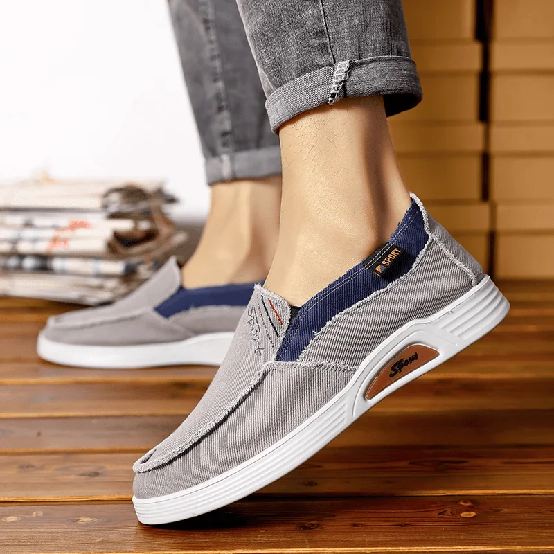 Streetwear Clothing Men Canvas Breathable Soft Sole Comfy Non Slip Brief Court Casual Walking Shoes Streetwear Clothing Men Canvas Breathable Soft Sole Comfy Non Slip Brief Court Casual Walking Shoes
