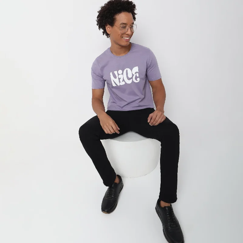 Designer Pieces Regular Fit Graphic T-Shirt
