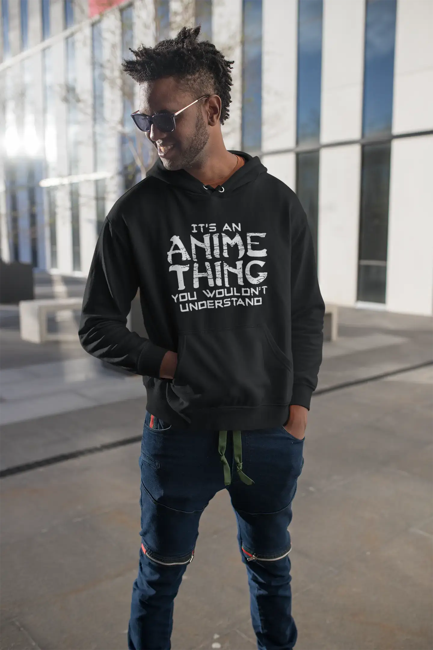 Smart Pants Printed Graphic Unisex It's an Anime Thing Hoodie Casual Hooded Sweatshirt Smart Pants Printed Graphic Unisex It's an Anime Thing Hoodie Casual Hooded Sweatshirt
