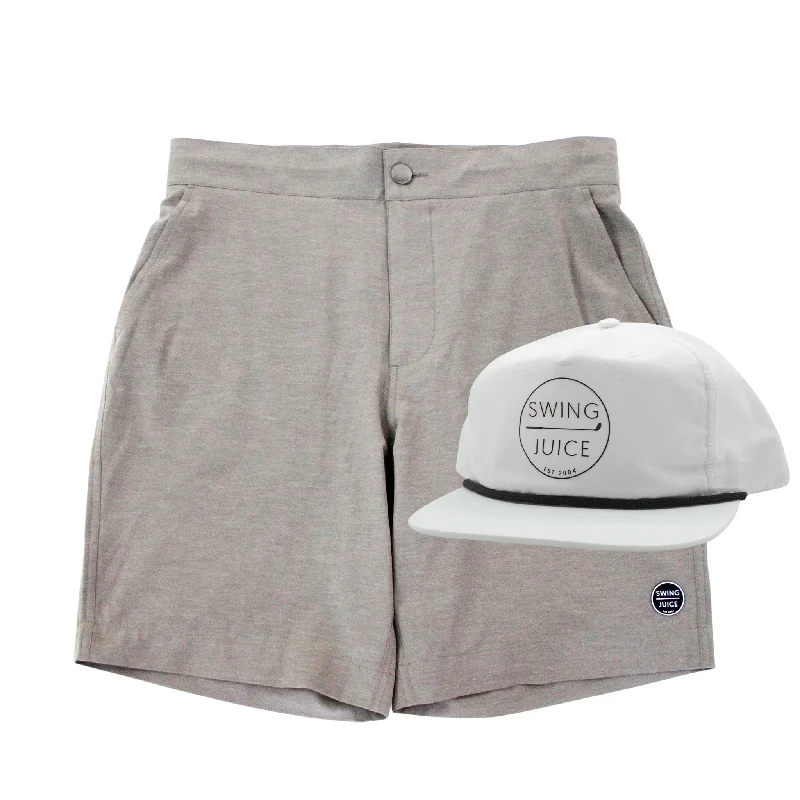 Designer Pieces SwingJuice Men's Short & Rope Hat Bundle