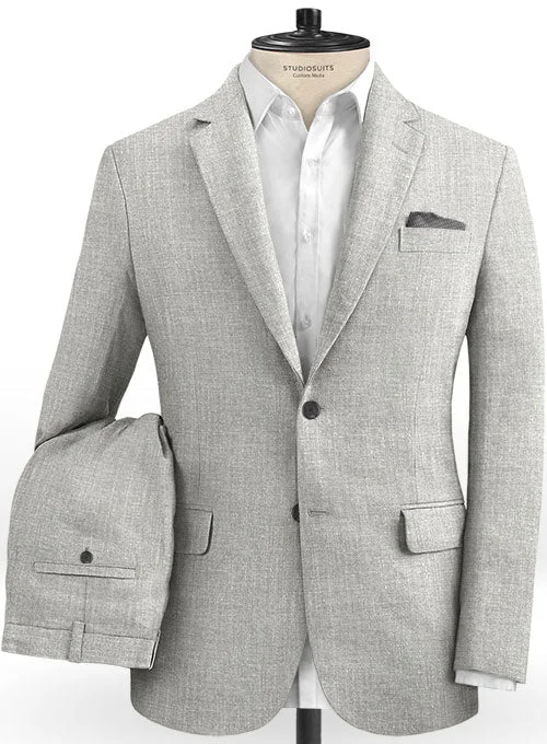 Relaxed Fit Clothing Solbiati Linen Wool Silk Baron Suit