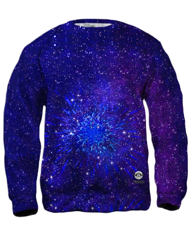 Summer Wear Pulsating Starry Universe Blue