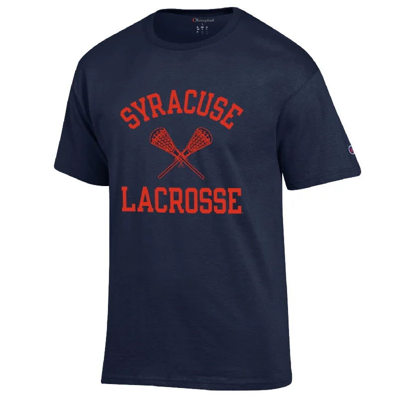 Formal Casuals Champion Classic 1 Color Syracuse Lacrosse Tee