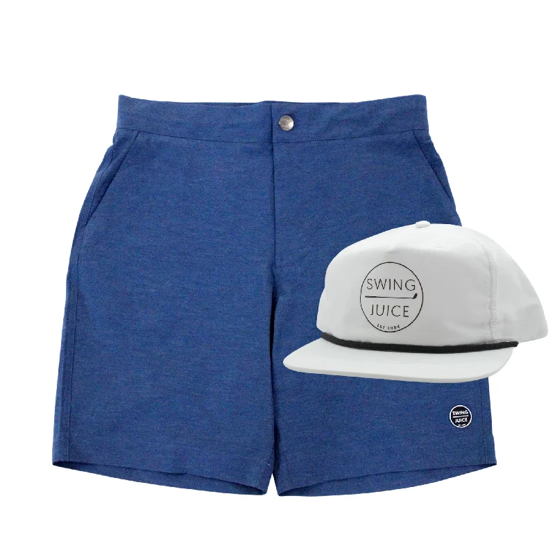 Cool Bottoms SwingJuice Men's Short & Rope Hat Bundle