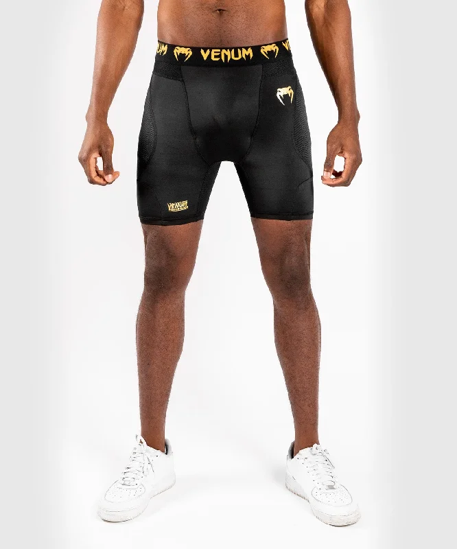 Travel Wear Venum G-Fit Compression Shorts - Black/Gold