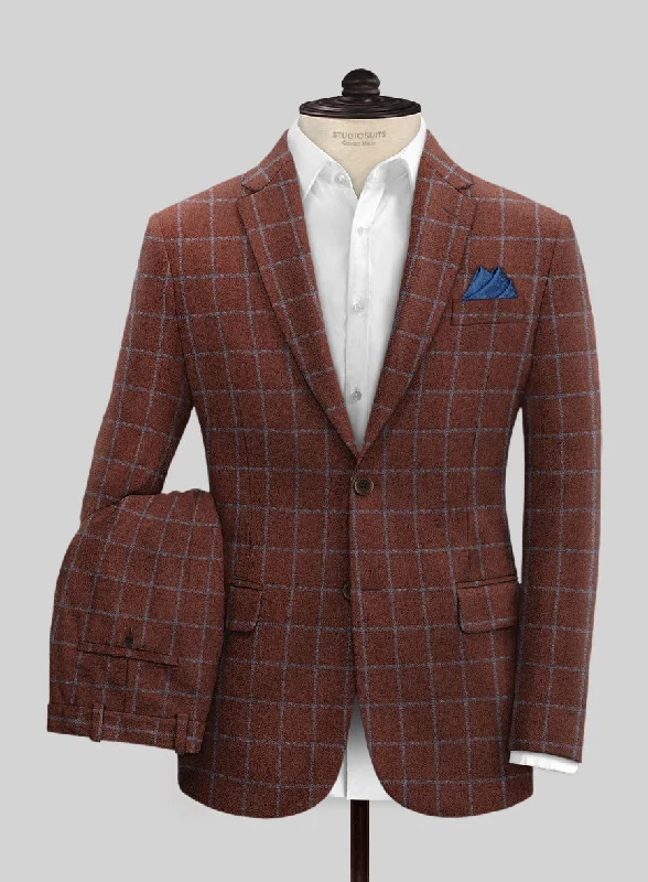 Everyday Apparel Italian Alonxi Checks Tweed Suit