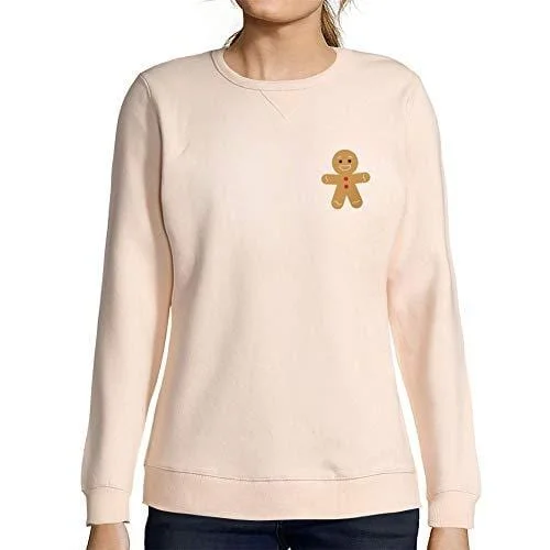 Smart Casual Wear Ultrabasic - Femme Graphique Little Biscuit Sweatshirt Action de Grâces Xmas Cadeau Idées Tee Rose Crémeux Smart Casual Wear Ultrabasic - Femme Graphique Little Biscuit Sweatshirt Action de Grâces Xmas Cadeau Idées Tee Rose Crémeux