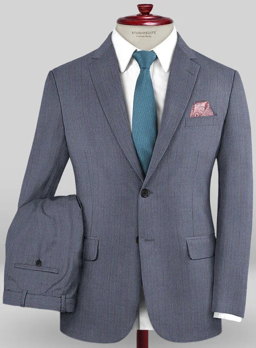 Everyday Jeans Caccioppoli Sun Dream Polico Blue Wool Silk Suit