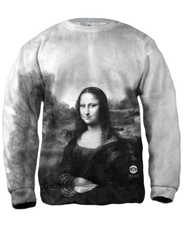 Designer Casuals Pop Art - "Da Vinci Mona Lisa Black White" (1517)