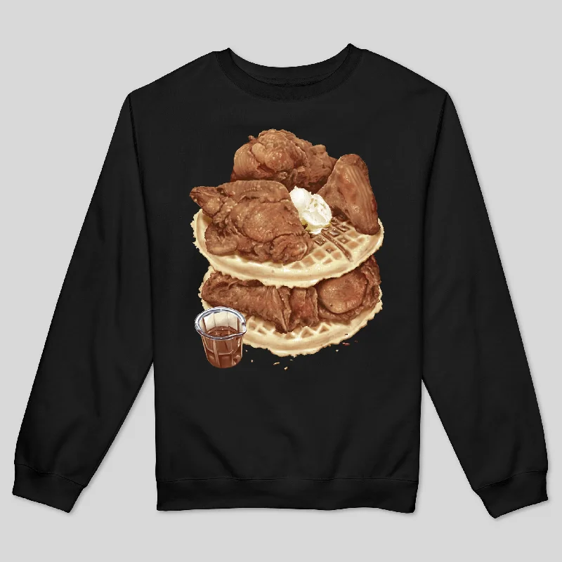 Formal Casuals CHICKEN AND WAFFLES MEN'S SWEATSHIRT