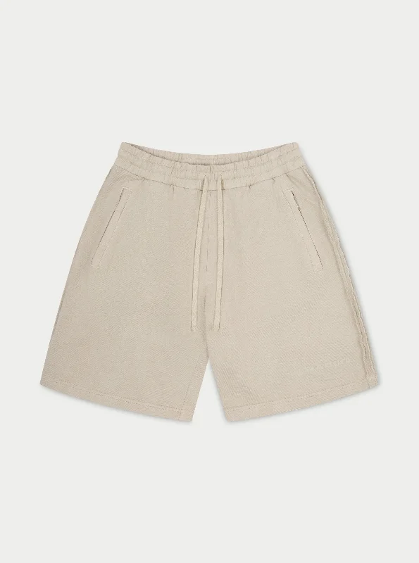 Urban Jackets RAW SEAM SHORTS - STONE