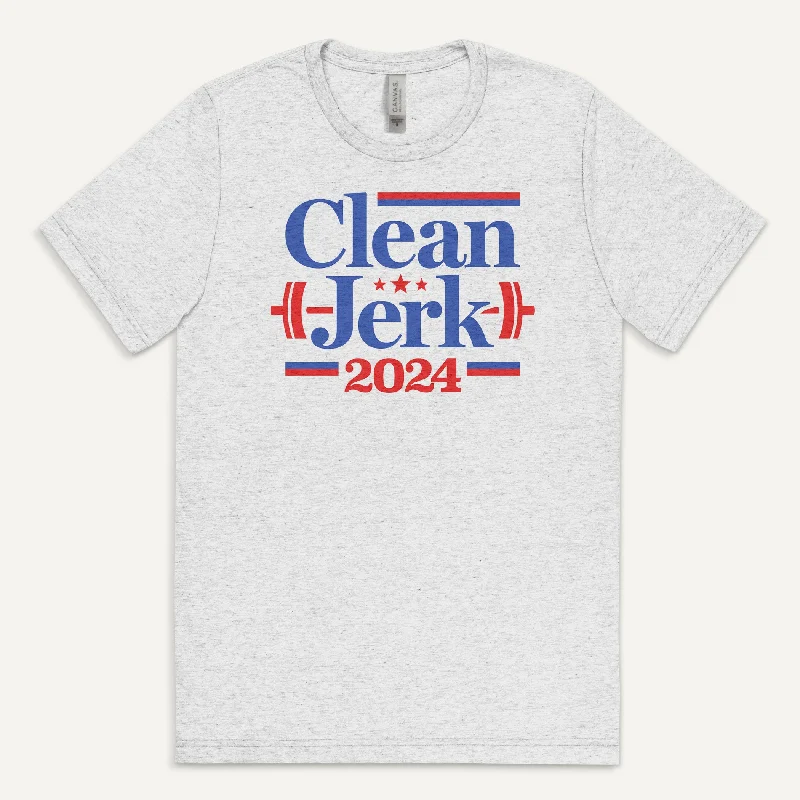 Trendy Apparel Clean And Jerk 2024 Men’s Triblend T-Shirt