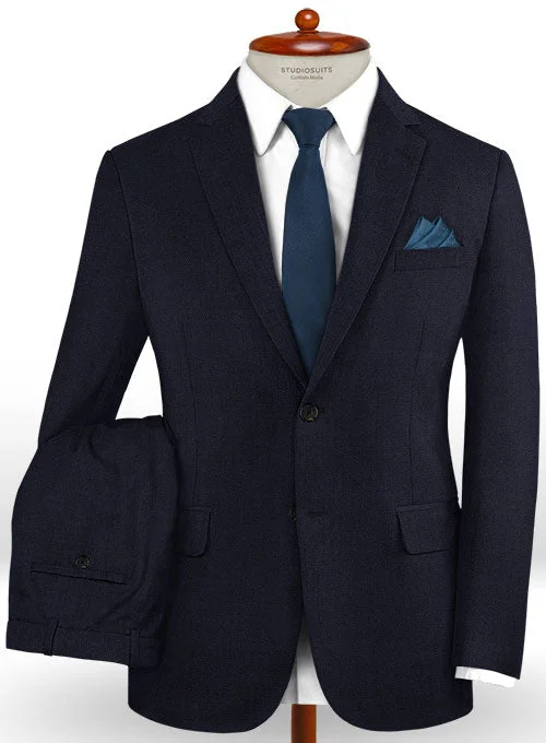 Comfy Pants Caccioppoli Dapper Dandy Arber Navy Blue Wool Suit