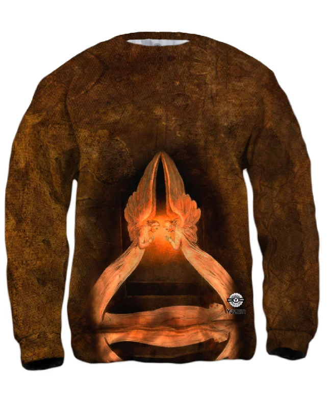 Layered Clothing William Blake - "Christ in the Sepulchre, Guarded by Angels" (1805)