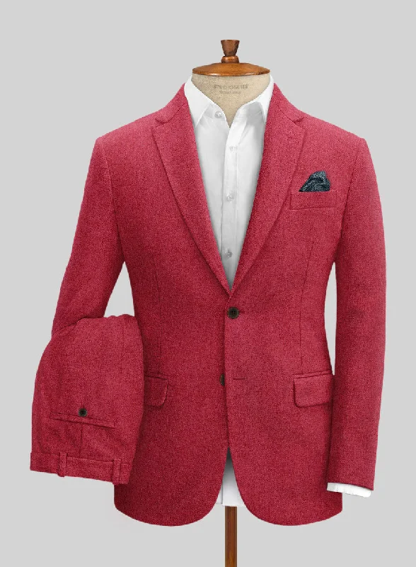 Functional Wear Naples Coral Pink Tweed Suit