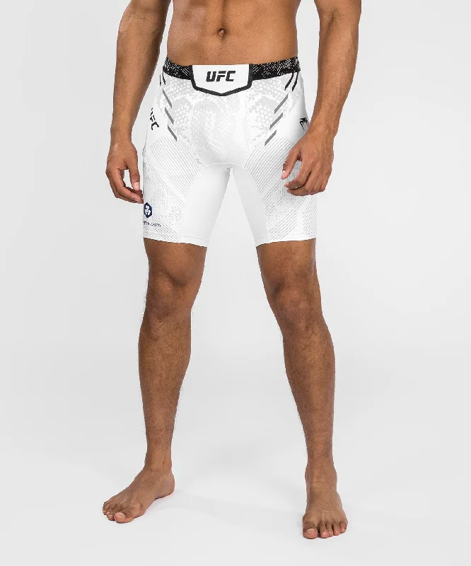 Cool Bottoms UFC Adrenaline by Venum Authentic Fight Night Men’s Vale Tudo Short - White Cool Bottoms UFC Adrenaline by Venum Authentic Fight Night Men’s Vale Tudo Short - White