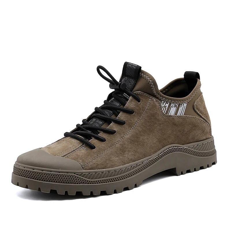 Smart Casual Wear Men Pure Color Anti-Collision Toe Slip Resiatant Outdoor Casual Work Ankle Boots Smart Casual Wear Men Pure Color Anti-Collision Toe Slip Resiatant Outdoor Casual Work Ankle Boots